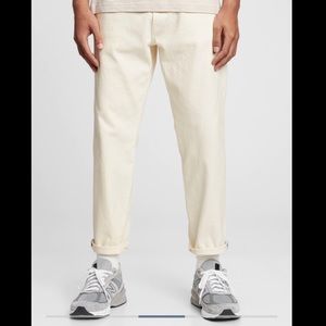 Vintage Cropped Straight Jeans with Washwell